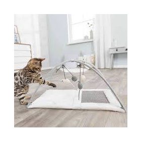   Trixie Junior Scratching Mat - játszószőnyeg (szürke) macskák részére (60x33x42cm)