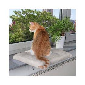   Trixie Resting Pad for Windowsills - ablakpárkány fekhely (világosszürke) macskák részére (51x36cm)