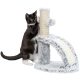 Trixie Junior Winnie Scratching Post with brush - kaparófa (fekete/fehér) macskák részére (43cm)