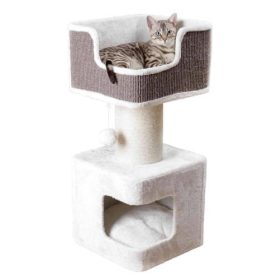   Trixie Ava Scratching Post - macskabútor (fehér,szürke,) 39x39/86cm