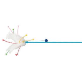   Trixie Playing Rod - játék macskapeca (bojttal,tollal) macskák részére (41cm)