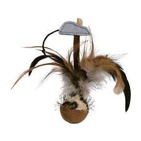   Trixie Bobo Shuttlecock - játék (bobo tollaslabda) macskák részére (15cm)