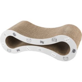   Trixie Mimi Scratching Wave - kaparó kartonból (vörös) 48×16×22cm