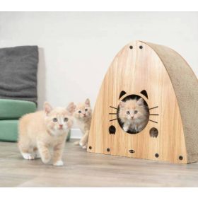   Trixie Scratching house - kaparó ház (barna) macskák részére (48x48x28cm)