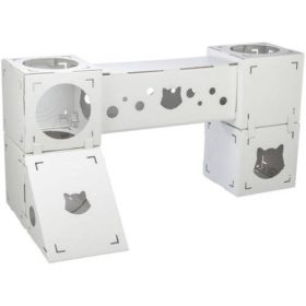   Trixie Finca Felice cat furniture - macskabútor (fehér,karton) macskák részére (125×62×62cm)