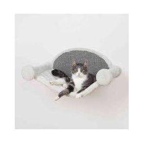   Trixie Hammock for Wall Mounting - függöágy (fehér,szürke) macskák részére (54x28x33cm)