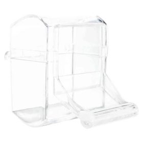   Trixie Bowl with Landing Perch - műanyag etető (többféle színben) madarak részére (70ml/7x7cm)