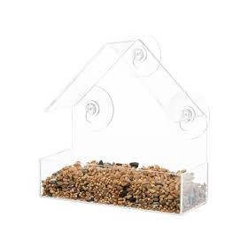   Trixie Bird Feeder for Window Pane - vadmadár etető (áttetsző) ablakra (225ml/15x15x6cm)