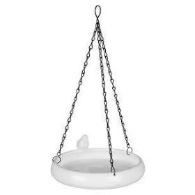   Trixie Water Bowl - kerámia itató (fehér) vadmadarak részére (500ml/7cm)