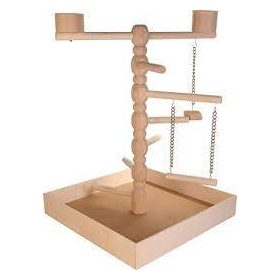   Trixie Wooden Playground - játszótér (fa) díszmadarak részére (41x55x41cm)