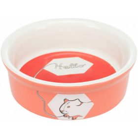   Trixie Ceramic Bowl - kerámia tál (mintás, többféle színben) tengerimalacok részére (240ml /11cm)