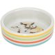 Trixie Ceramic Bowl - kerámia tál (színes,mintás) rágcsálók részére (80ml /8cm)