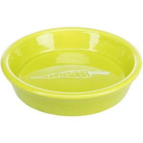   Trixie Ceramic Bowl - kerámia tál (fehér,csíkos) rágcsálók részére (0,2l /14cm)