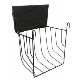   Trixie Hanging Hay Manger - szénatartó rács -(akasztható, tetővel)ketrecbe, kifutóba  (25x18x12) fekete