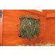 Trixie Screw-On Hay Manger - szénatartó rács - (csavarozható, tetővel)ketrecbe, kifutóba  (22x16x6) fekete
