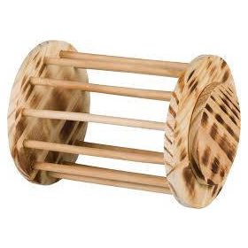   Trixie Hay Manger Roll - szénatartó henger (fából) ketrecbe (15x19cm)