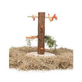   Trixie Natural living Feed Tree - takarmánytartó fa (kéregfából) rágcsálók részére (25x36cm)