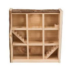   Trixie Playing Tower - torony játék (kéreg fából) egerek és törpehörcsögök részére (30x30x10cm)