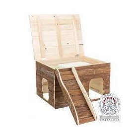  Trixie Functional House Gunnar - odú (kéregfából) nyulak részére (47×30×37/68cm)