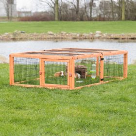   Trixie Outdoor Run whit Cover - Kültéri kisállatkifutó fedéllel nyulak részére (174x48x109cm)