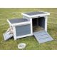 Trixie Small Animal Home - faház (szürke,fehér) nyulak részére  (70x43x45cm)