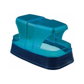   Trixie Sand Bath - fürdőhomok tartó (szürke,türkíz) kistestű rágcsálók részére (17x10x10cm)