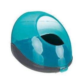   Trixie Sand Bath - homokfürdető (szürke,türkíz) csincsillák,deguk részére (27x18x16cm)