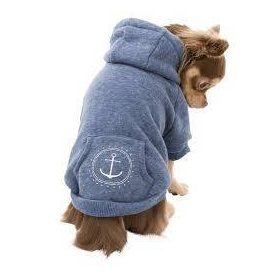   Trixie BE NORDIC Hoodie Pullover - kapucnis pulóver (kék) kutyák részére (XXS) 24cm