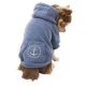 Trixie BE NORDIC Hoodie Pullover - kapucnis pulóver (kék) kutyák részére (XXS) 24cm