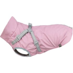 Trixie Pontis esőkabát,hámmal, XS:27cm, pink