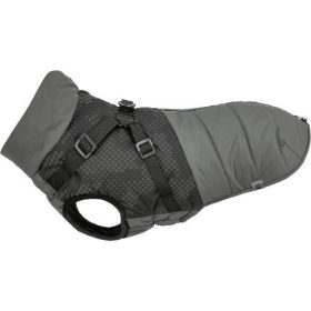 Trixie Pontis esőkabát,hámmal, XXS:24cm, szürke