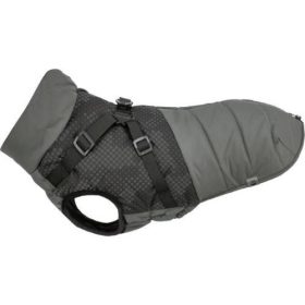   Trixie Coat Pontis with Harness - kabát hámmal (szürke, vízlepergető) kutyák részére (M) 45cm