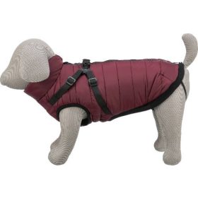 Trixie Pirou téli kabát hámmal, XS:30 cm, sangria