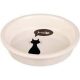 Trixie Ceramic Bowl - kerámia tál (fehér, mintás)  macskák részére (0,25l /13cm)