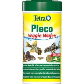   Tetra Pleco Veggie Waffers - Szemcsés eledel (növény) talajlakó díszhalaknak (250ml)