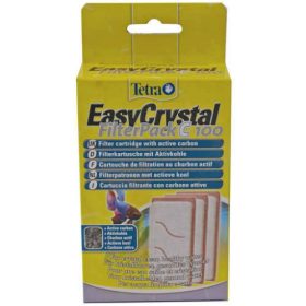   Tetra EasyCrystal FilterPack C100 - szűrőpatron aktív szénnel (Tetra Cascade Globe, Tetra Easy Crystal Box 100 szűrőhöz) 3db