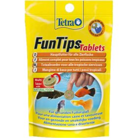   Tetra FunTips Tablets - ragacsos táplálék tabletta trópusi halak számára (20db/8g)