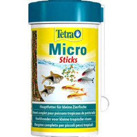   Tetra Micro Sticks - főtáplálék (lebegő, lassan süllyedő) apró díszhalak részére (100ml/45g)