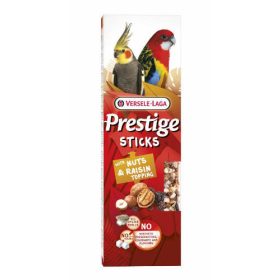   Versele Laga Prestige Sticks Dupla Rúd (mogyoró, dió, mazsola) - kiegészítő eleség nagypapagájok részére (2db/140g)