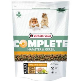   Versele-Laga Complete Hamster & Gerbil  - Teljesértékű extrudált eleség hörcsögök és futóegerek részére (500g)