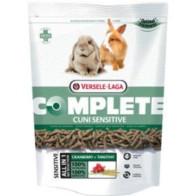   Versele-Laga Complete Cuni Sensitive - Teljesértékű extrudált eleség érzékeny emésztésű nyulak részére (500g)