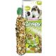 Versele-Laga Crispy Sticks Rabbits, Guinea Pigs Dupla rúd (zöldség) - kiegészítő eleség nyulak és tengerimalacok részére (110g)