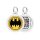 WAUDOG Smart ID QR - biléta (batman/sárga minta, QR kód) kisállatok részére (25mm)