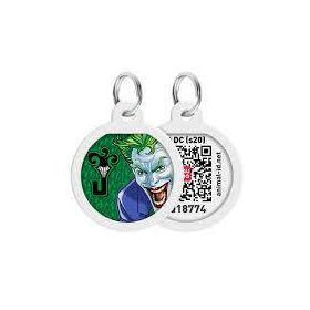   WAUDOG Smart ID QR - biléta ("Jocker/zöld" minta, QR kód) kisállatok részére (25mm)