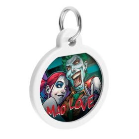   WAUDOG Smart ID QR - biléta ("Mad Love" minta, QR kód) kisállatok részére (25mm)