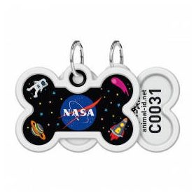   WAUDOG Smart ID QR - biléta (NASA minta, QR kód) kisállatok részére (4x2,9cm)
