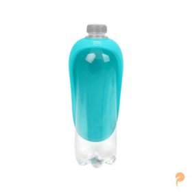  WAUDOG Silicone Bottle cup pet drinker - itató tál PET palackra (kék) kutyák részére (16,5x9cm)