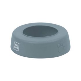   WAUDOG Silicone Bowl - kiömlés mentes, szilikon tál (szürke) utazáshoz, sétához kutyák részére (750ml)