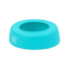   WAUDOG Silicone Bowl - kiömlés mentes, szilikon tál (kék) utazáshoz, sétához kutyák részére (750ml)