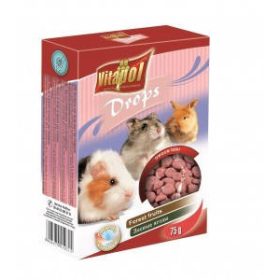   Vitapol Drops (erdei gyümölcs) - jutalomfalat rágcsálóknak (75g)